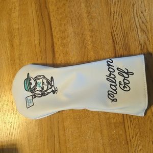 New Malbon Golf Driver Headcover Golf Club Jason Day White Green